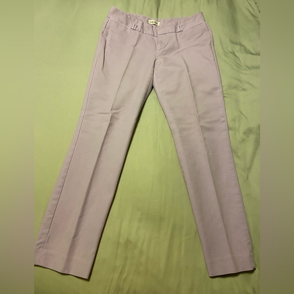 Calvin Klein Women's Lavender Chinos